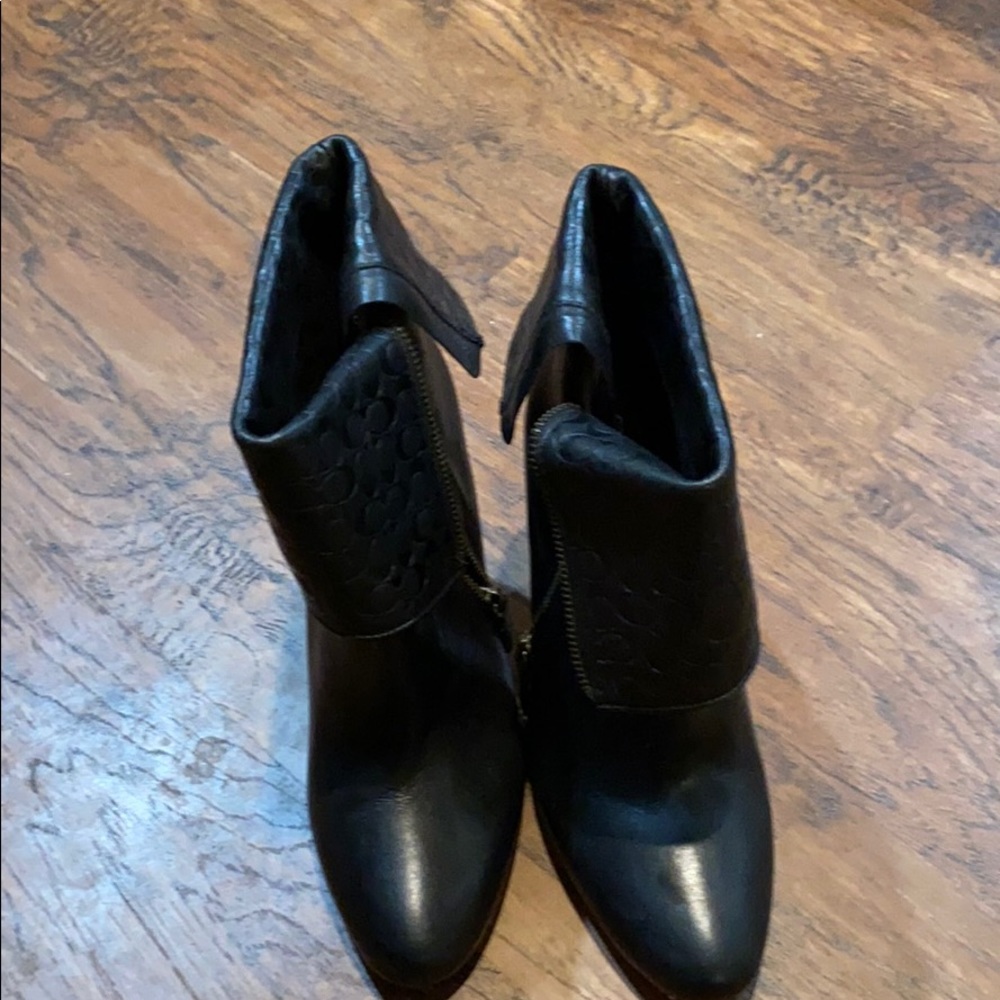 Coach 4in booties. Super cute for winter + fall